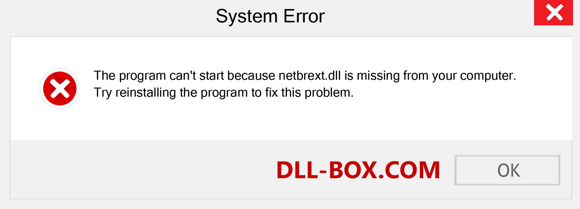  netbrext.dll file is missing?. Download for Windows 7, 8, 10 - Fix  netbrext dll Missing Error on Windows, photos, images